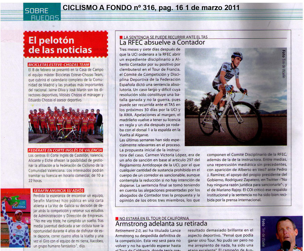 ciclismo a fondo 316